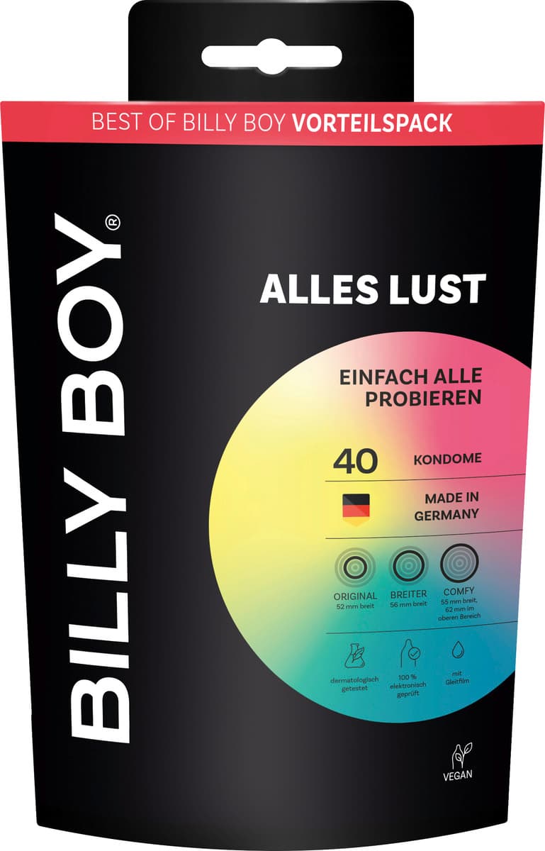 BILLY BOY Kondome Alles Lust 40er Mixbeutel