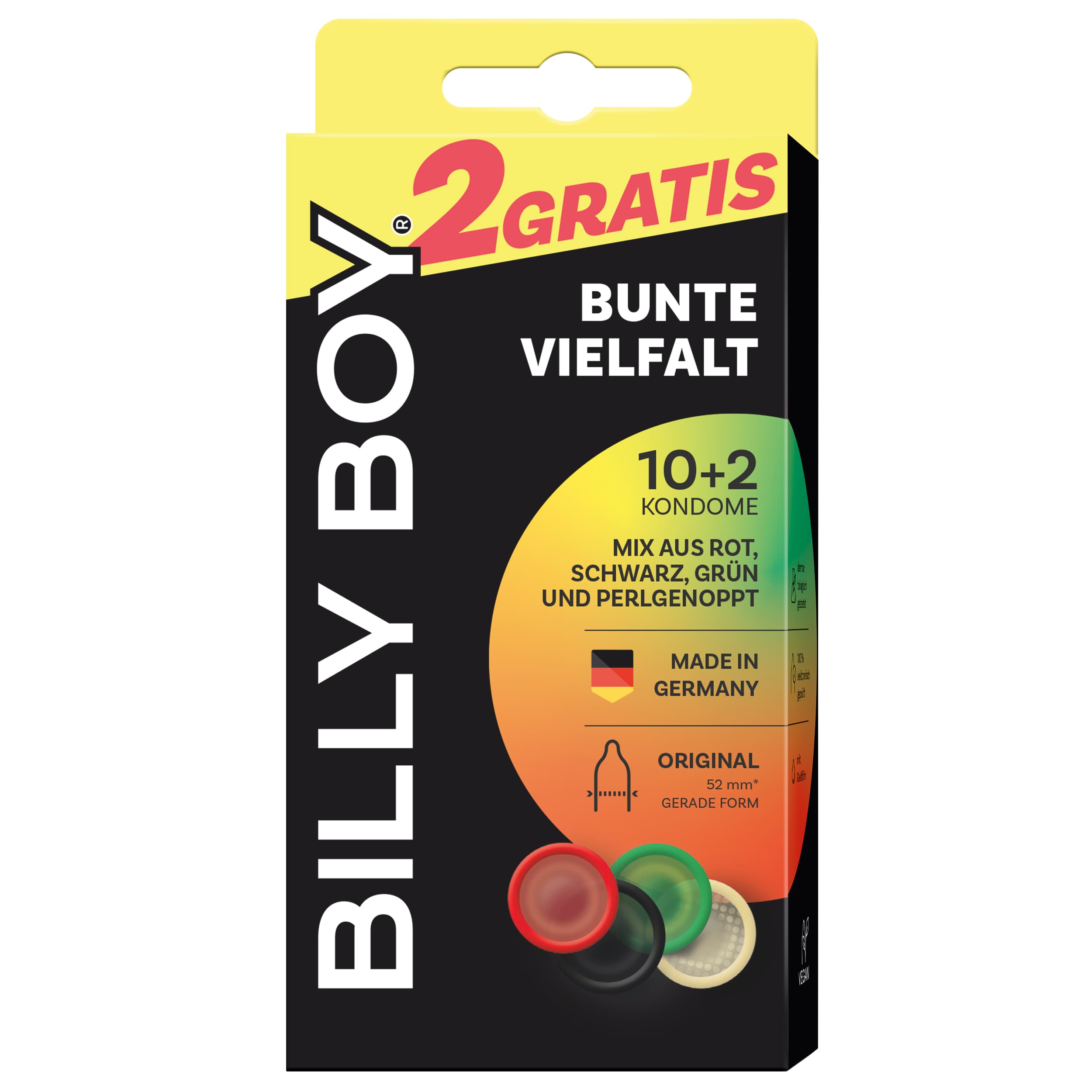 BILLY BOY Kondome Bunte Vielfalt 10+2er