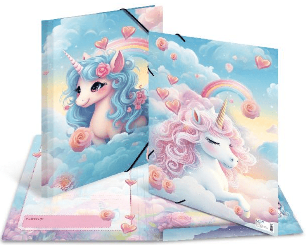 HERMA Sammelmappe A3 Karton Happy Unicorns
