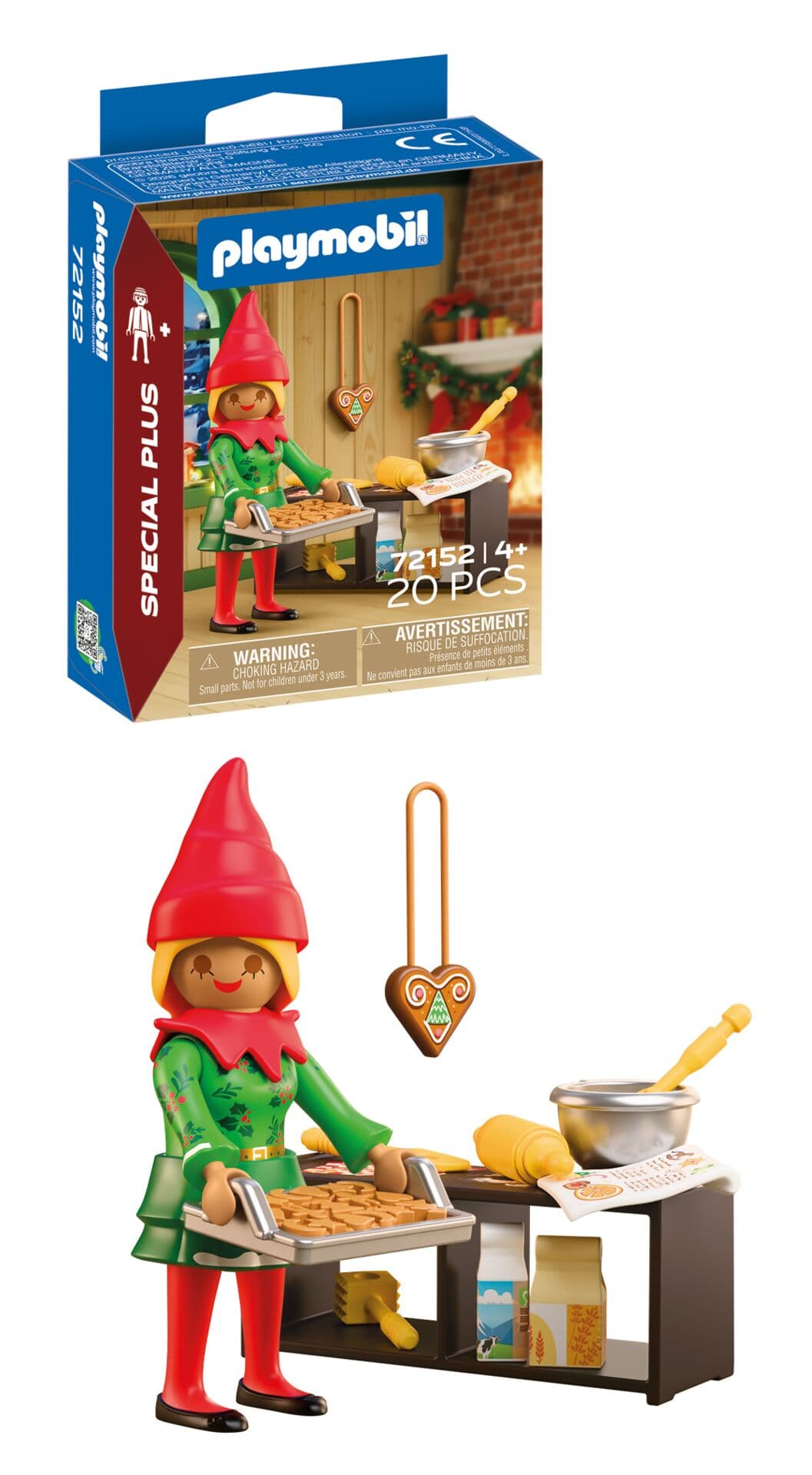 PLAYMOBIL 72152 Weihnachtself mit Plätzchen