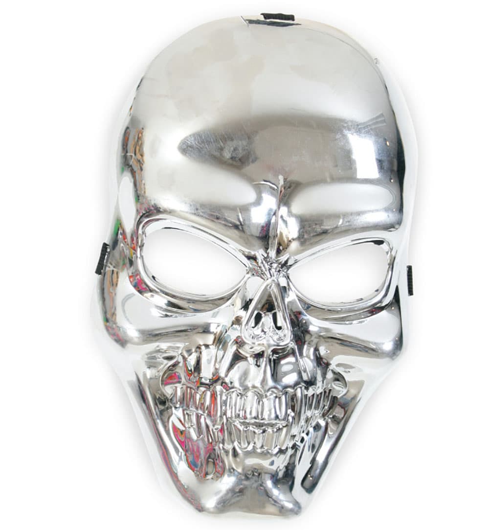 Fries - Schädelmaske silber