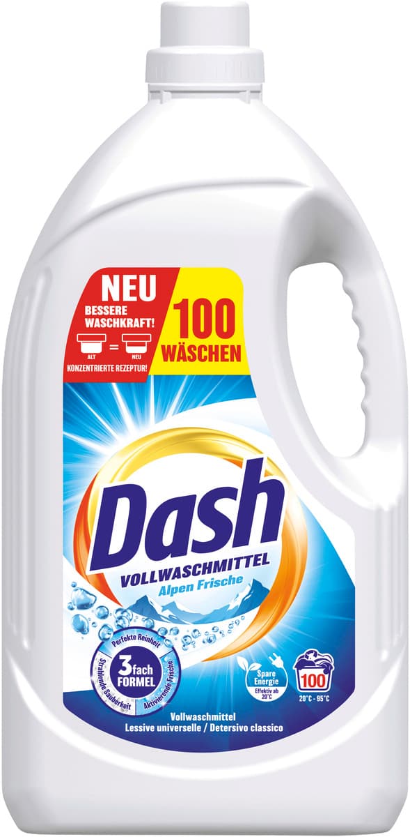 Dash Vollwaschmittel Alpen Frische 100WL