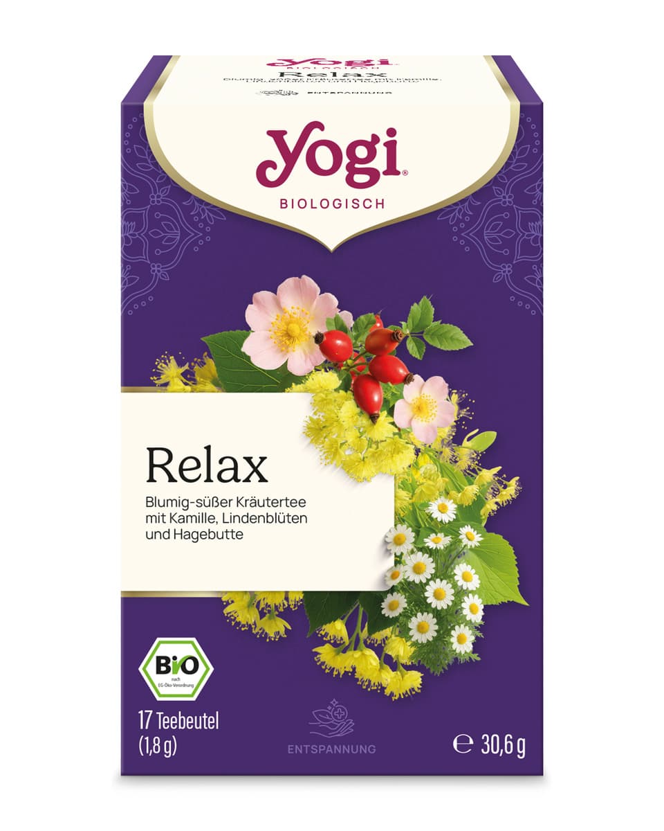 YOGI TEA Bio Kräuterteemischung Ruhe