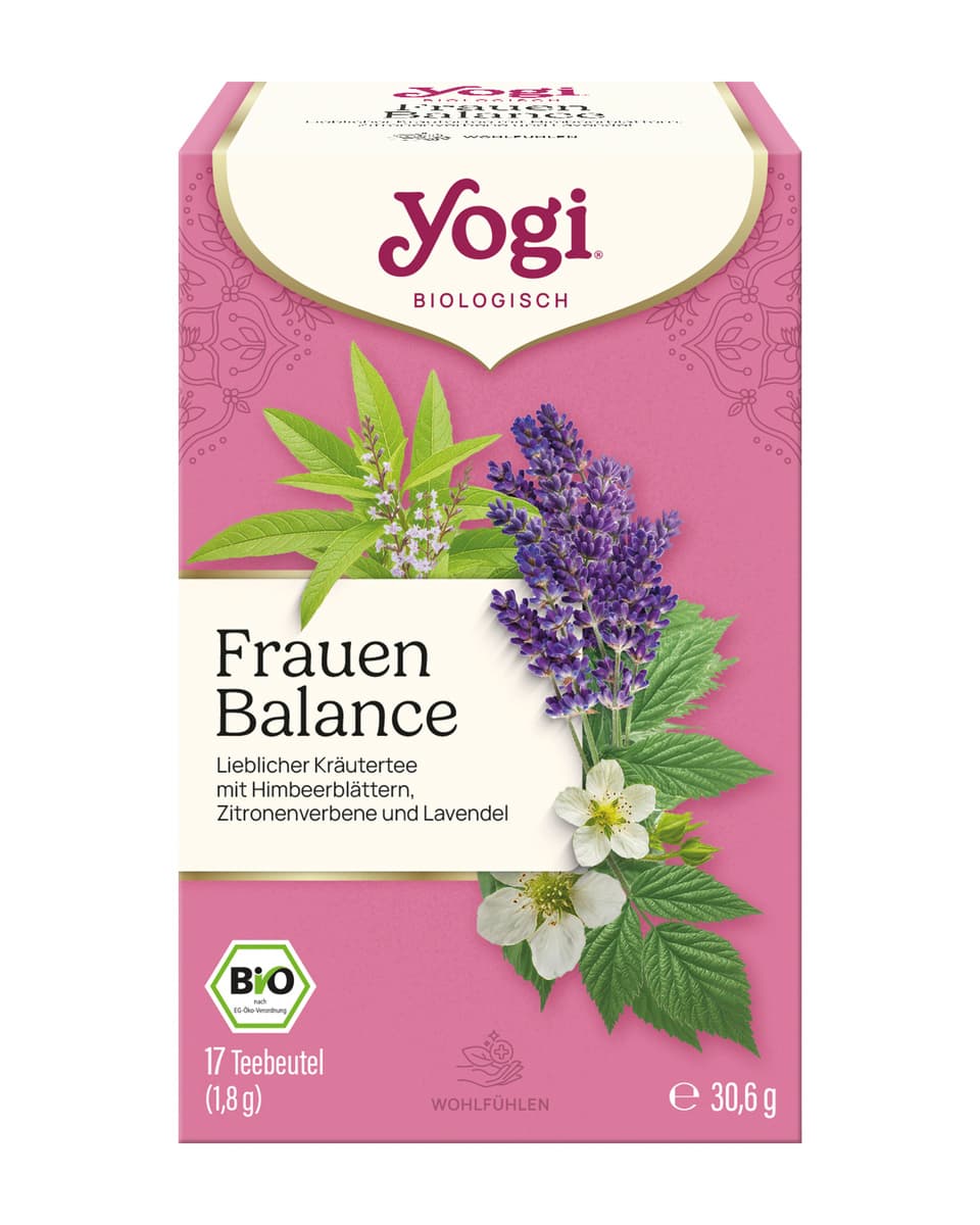 YOGI TEA Bio Kräuterteemischung Frauenbalance