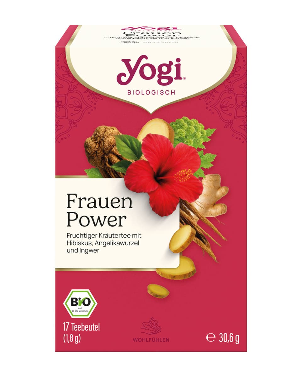 YOGI TEA Bio Kräuterteemischung Frauenpower