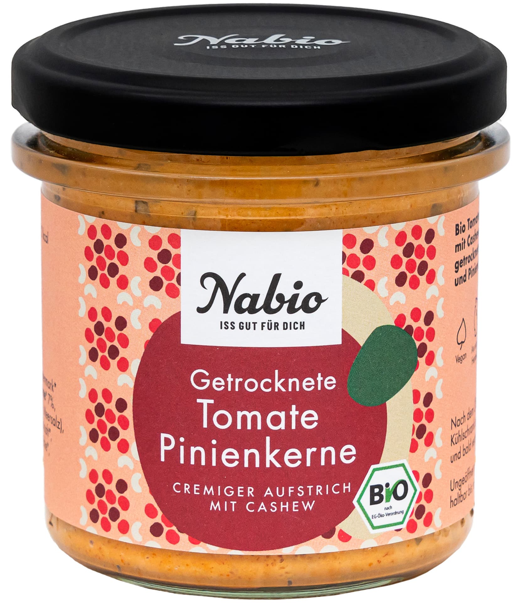 Nabio Bio Cashewcreme mit Tomaten & Pinienkernen