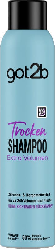 GOT2B Trockenshampoo Trocken Wäsche Extra Volumen 200 ml