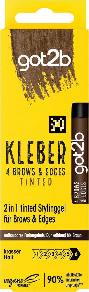 GOT2B 2in1 Stylinggel Kleber 4 Brows & Edges Tinted
