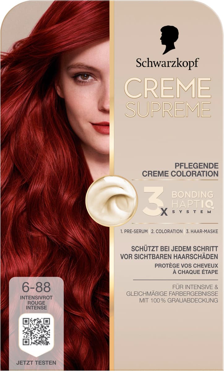 Schwarzkopf Creme Supreme 6-88 Intensivrot