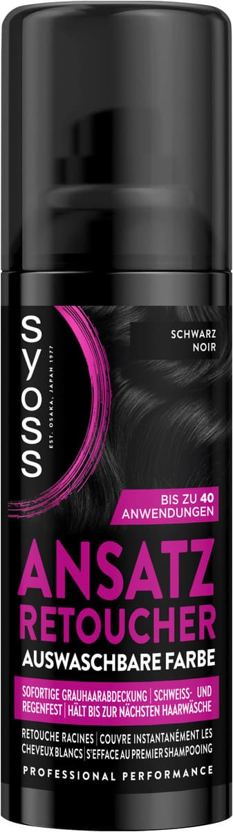 syoss Ansatz Retoucher Haarfarbe Schwarz