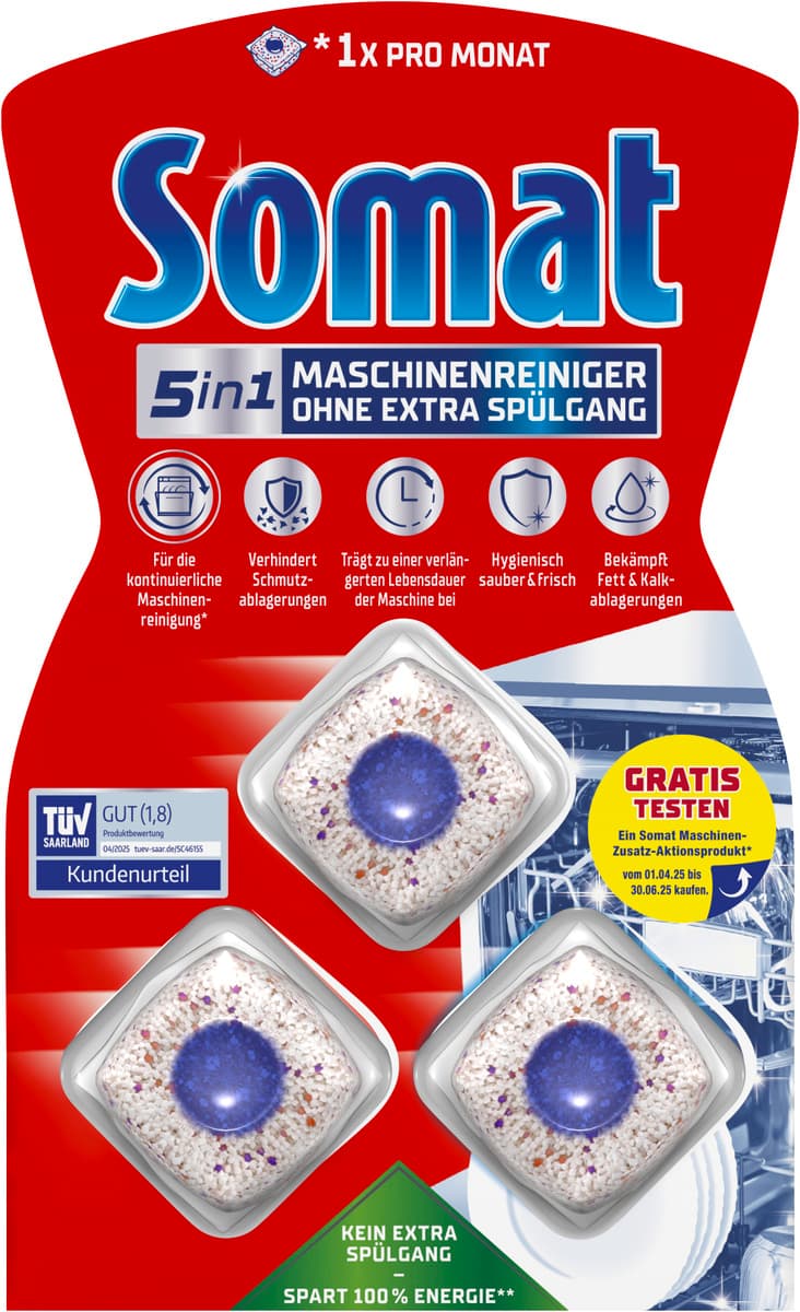 SOMAT 5in1 Maschinenreiniger Tab