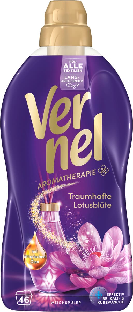 Vernel Weichspüler Aromatherapie Traumhafte Lotusblüte 46WL