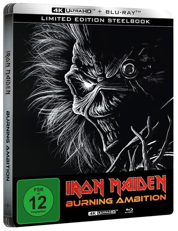 Iron Maiden: Burning Ambition - Steelbook (4K-UHD+Blu-ray)
