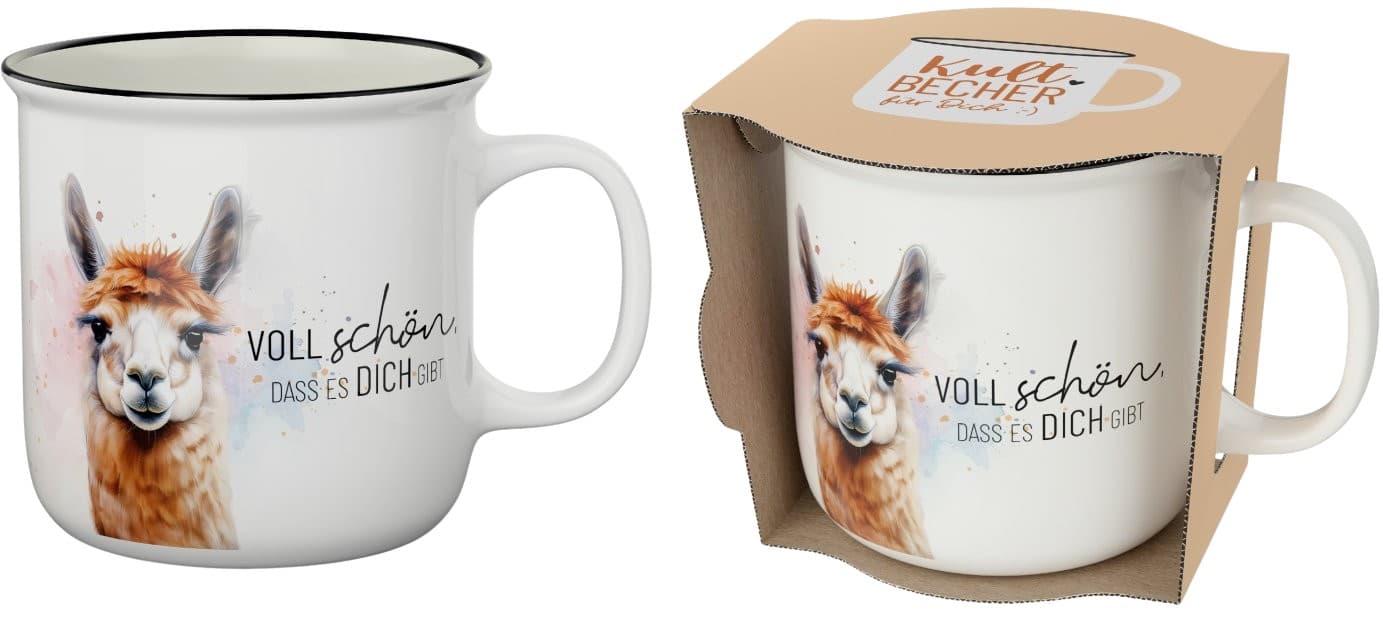 Geschenk für Dich Kultbecher Voll schön 250ml