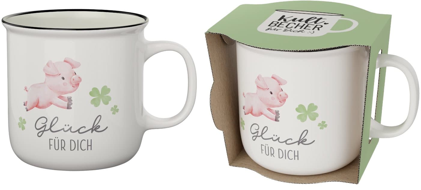 Geschenk für Dich Kultbecher Glück 250ml