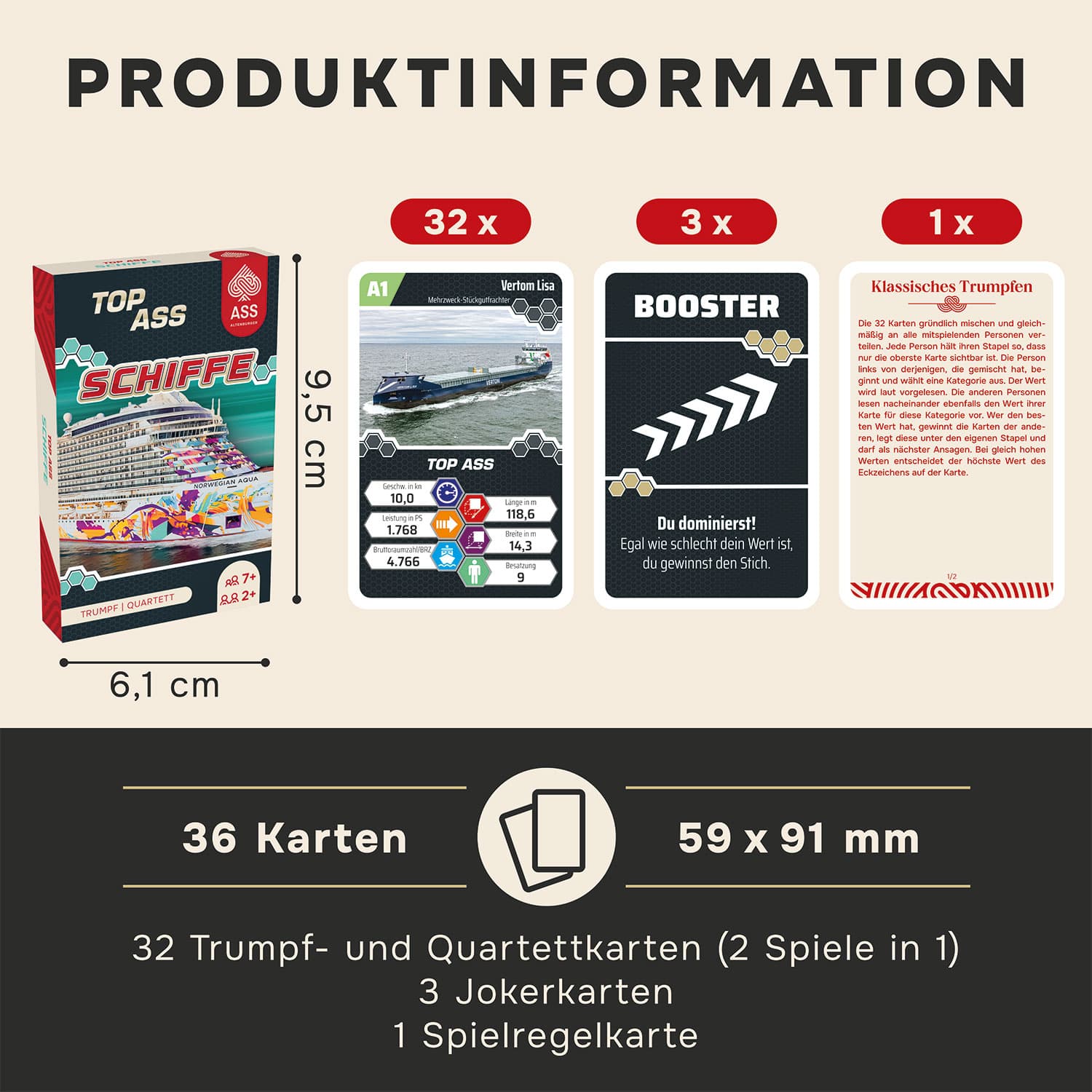 Spiel Top Ass Pferde: Trumpf & Quartett für 2-4 ab 6 Jahren Spiel Top Ass Pferde: Trumpf & Quartett für 2-4 ab 6 Jahren