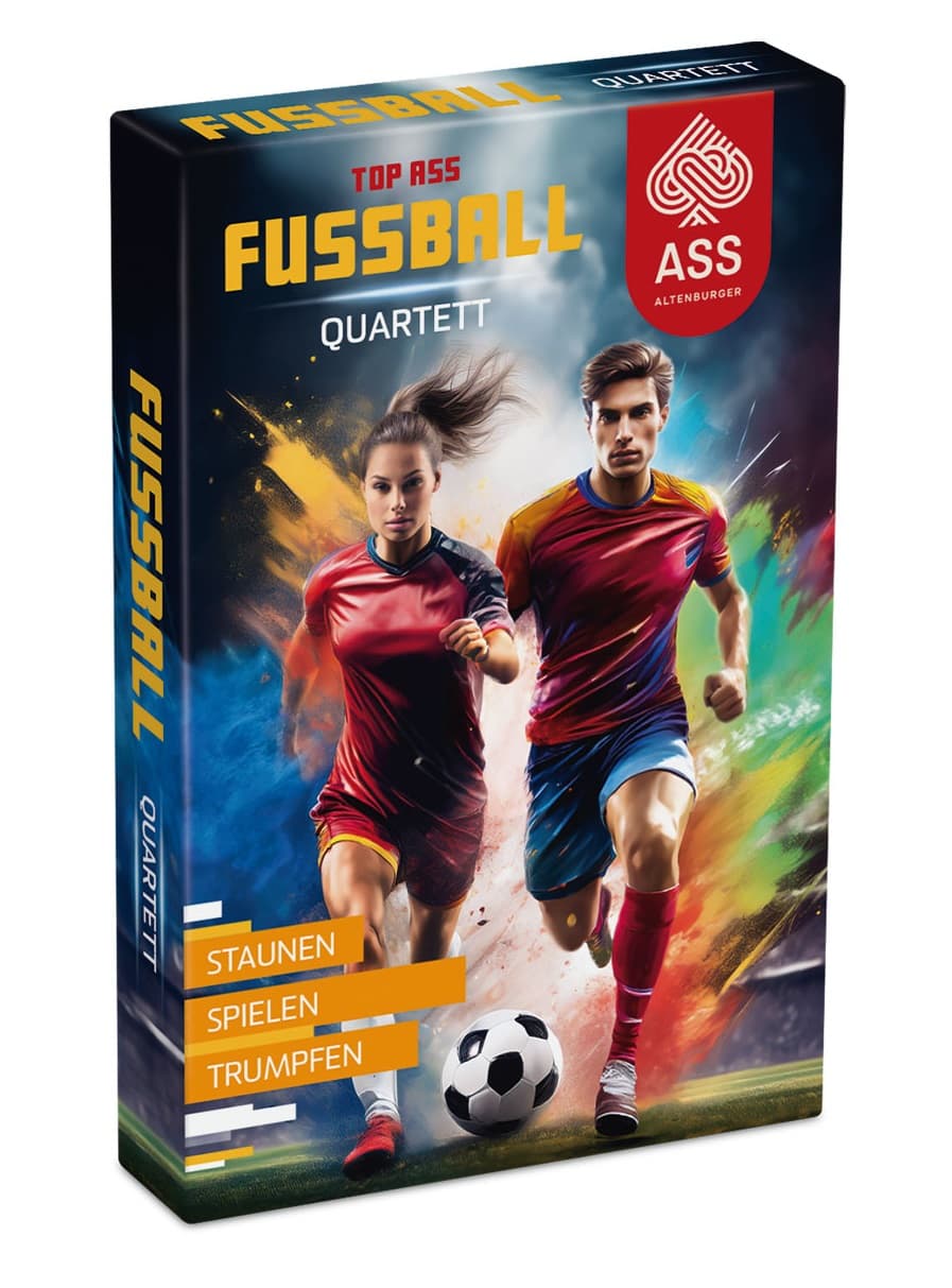 ASS Altenburger Spielkarten - TOP ASS Giga Quartett Fussball