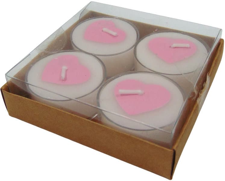 Teelichter mit Herzen