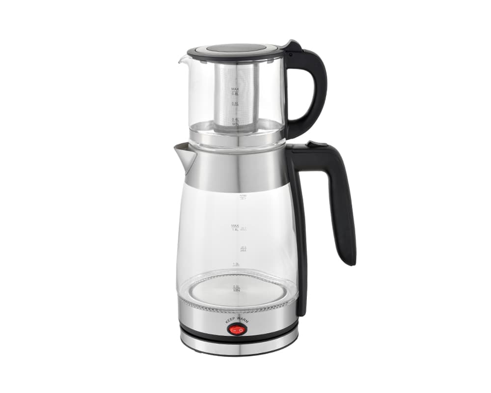 SCHÄFER 2in1 Glas Teekocher 2,6l