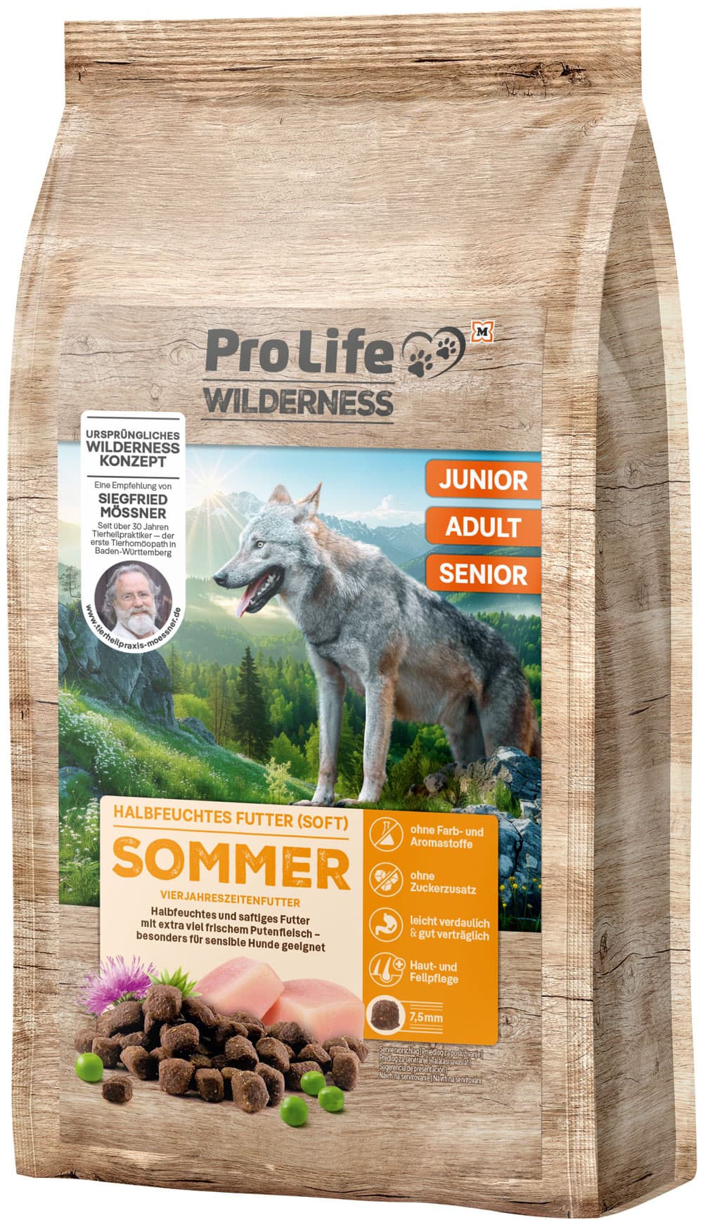 ProLife Hund Trockenfutter Soft Mössner Sommer 1 KG