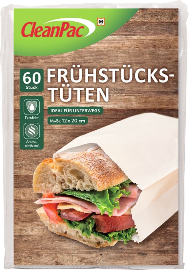 CleanPac Frühstückstüten