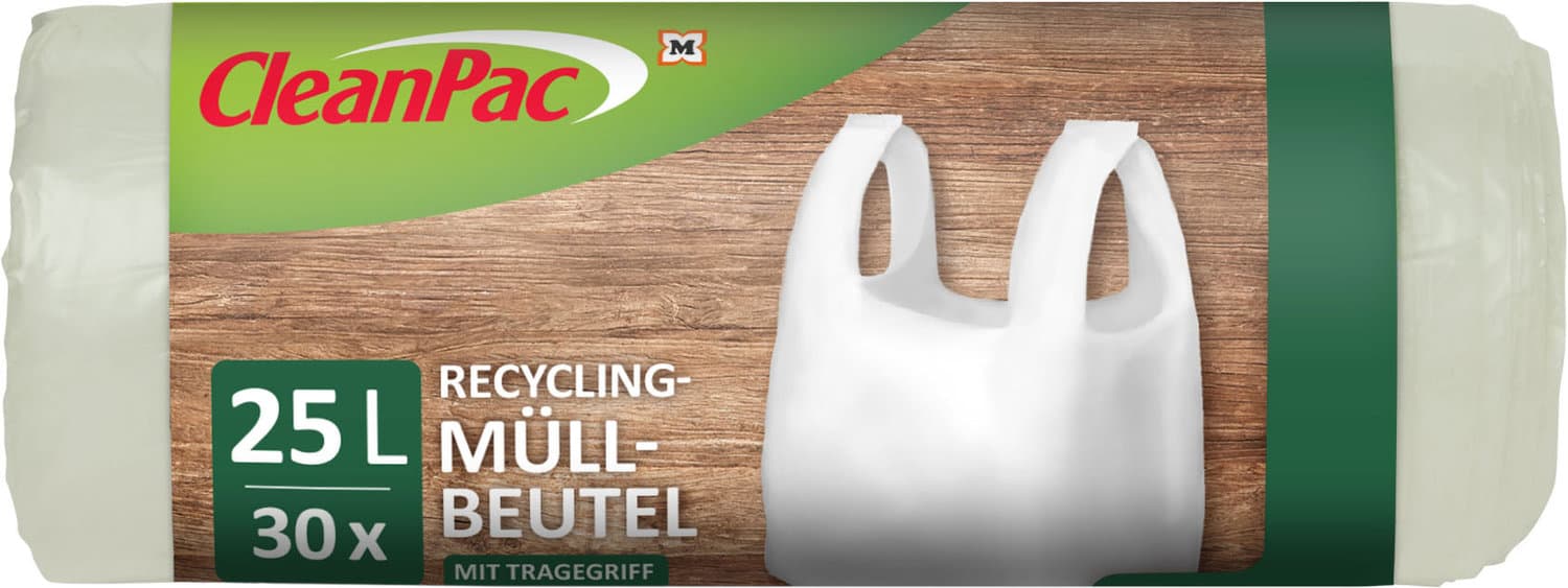 CleanPac Recycling Müllbeutel 25 Liter