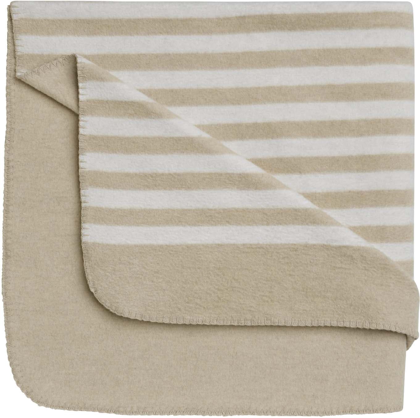 biberna Melange Flanell Decke