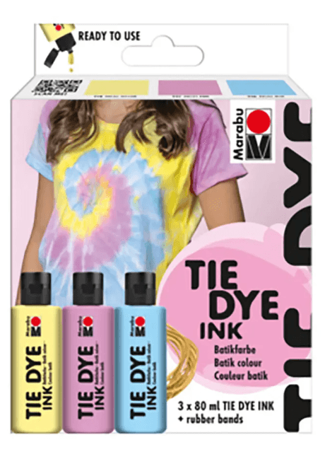 Marabu Tie Dye Ink Set 3 x 80 ml Pastel