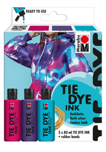 Marabu Tie Dye Ink Set 3 x 80 ml Trend