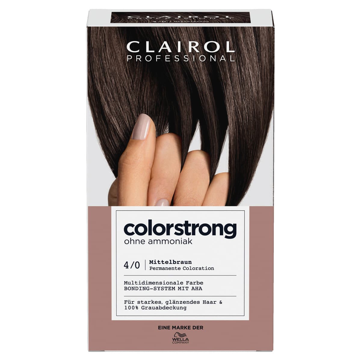 Clairol Professional colorstrong Haarfarbe 4/0 Mittelbraun