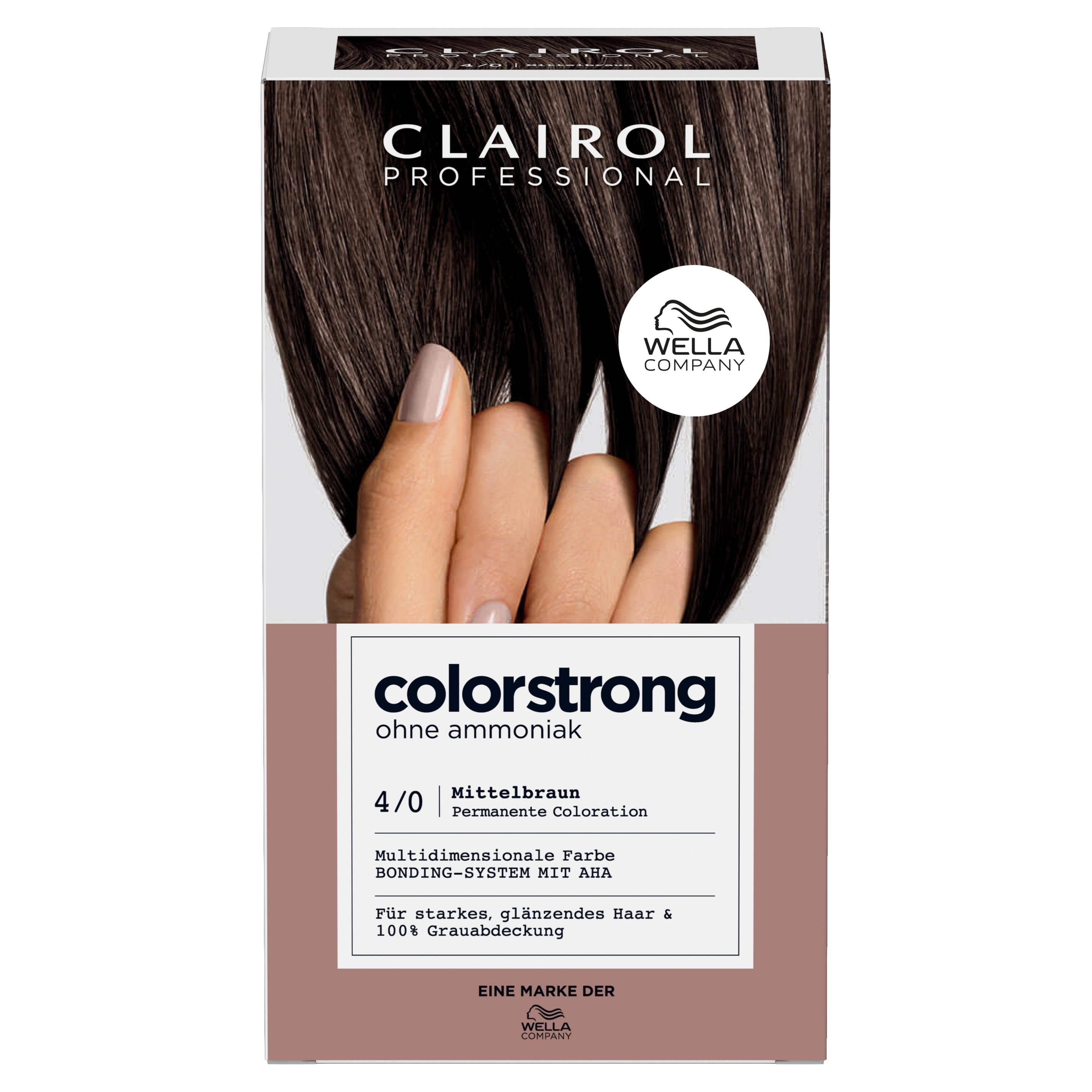 Clairol Professional colorstrong Haarfarbe 4/0 Mittelbraun
