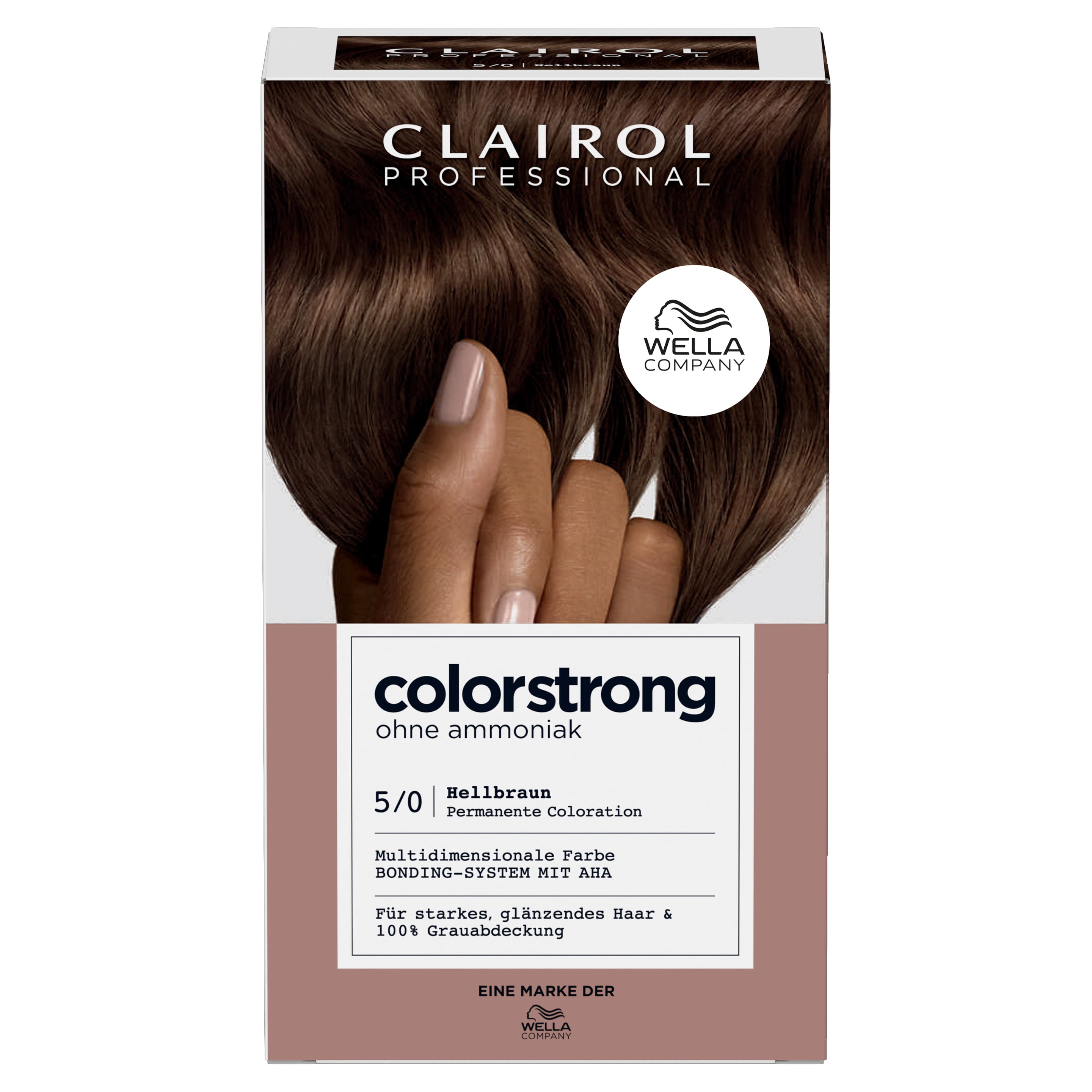 Clairol Professional colorstrong Haarfarbe 5/0 Hellbraun