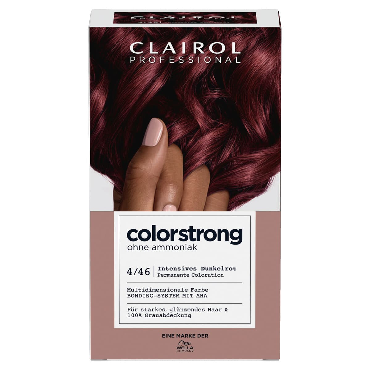 Clairol Professional colorstrong Haarfarbe 4/46 Intensives Dunkelrot