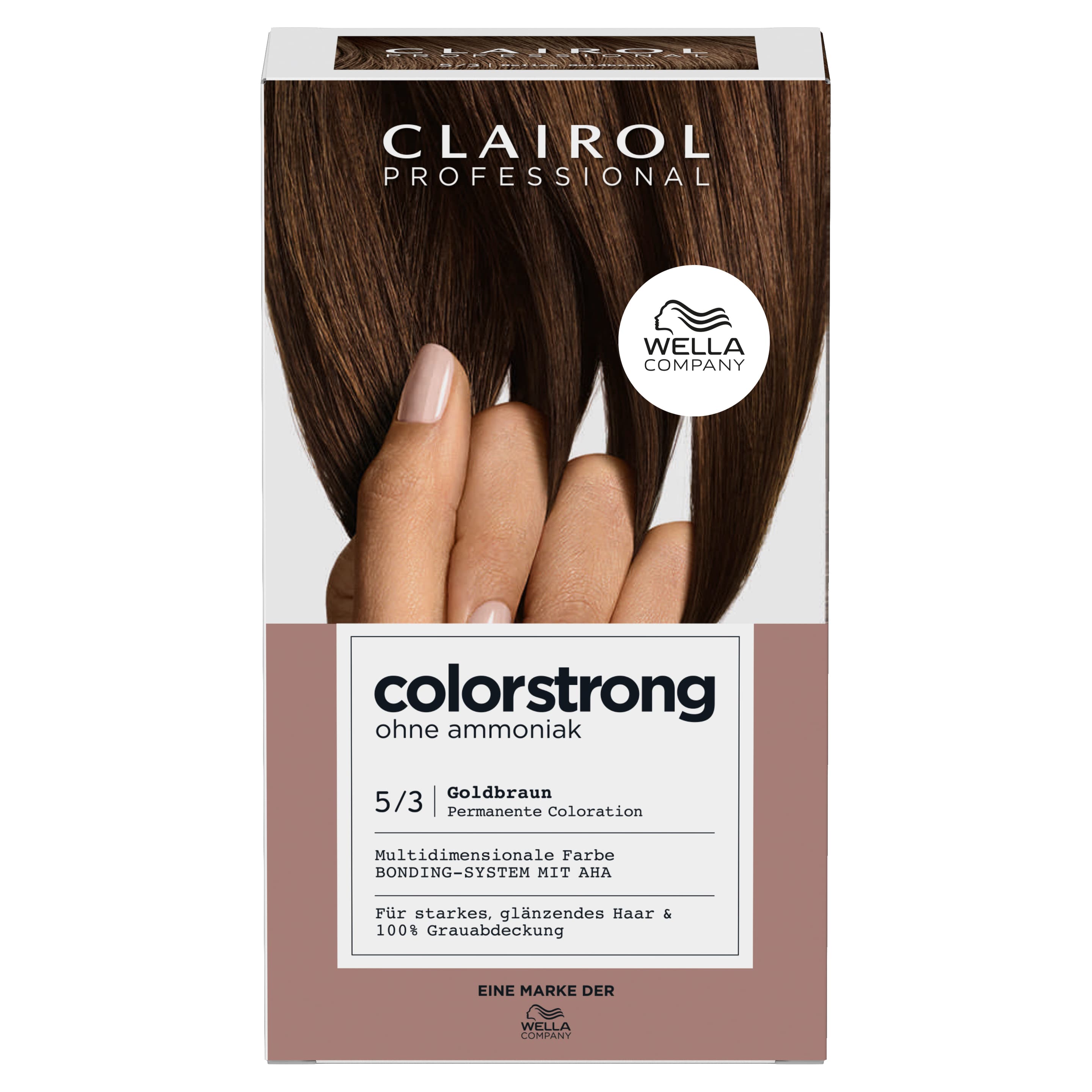 Clairol Professional colorstrong Haarfarbe 5/3 Helles Goldbraun