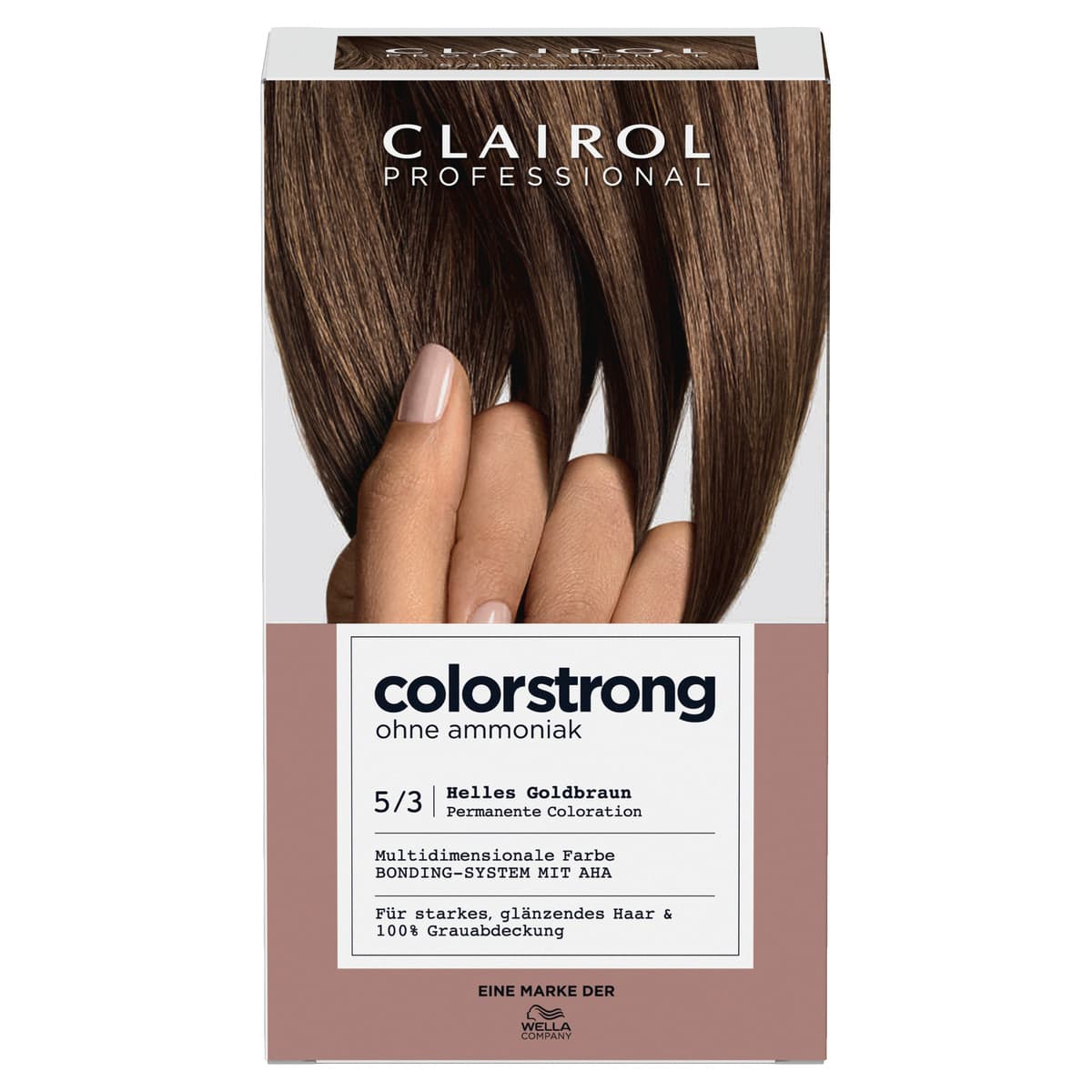 Clairol Professional colorstrong Haarfarbe 5/3 Helles Goldbraun