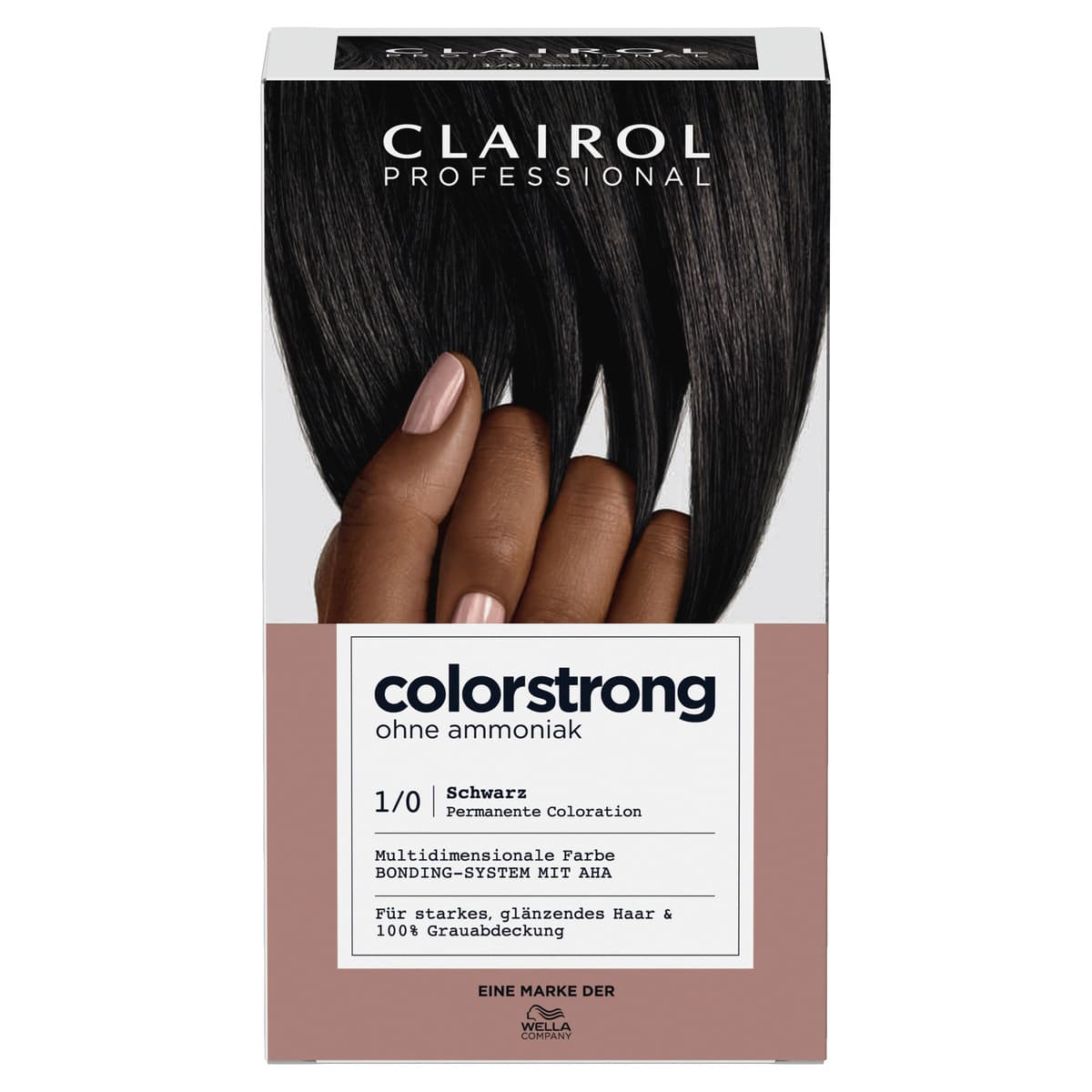 Clairol Professional colorstrong Haarfarbe 1/0 Schwarz