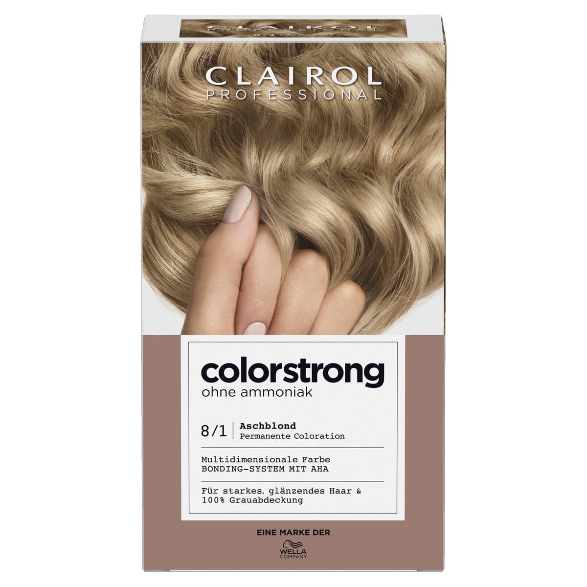 Clairol Professional colorstrong Haarfarbe 8/1 Aschblond