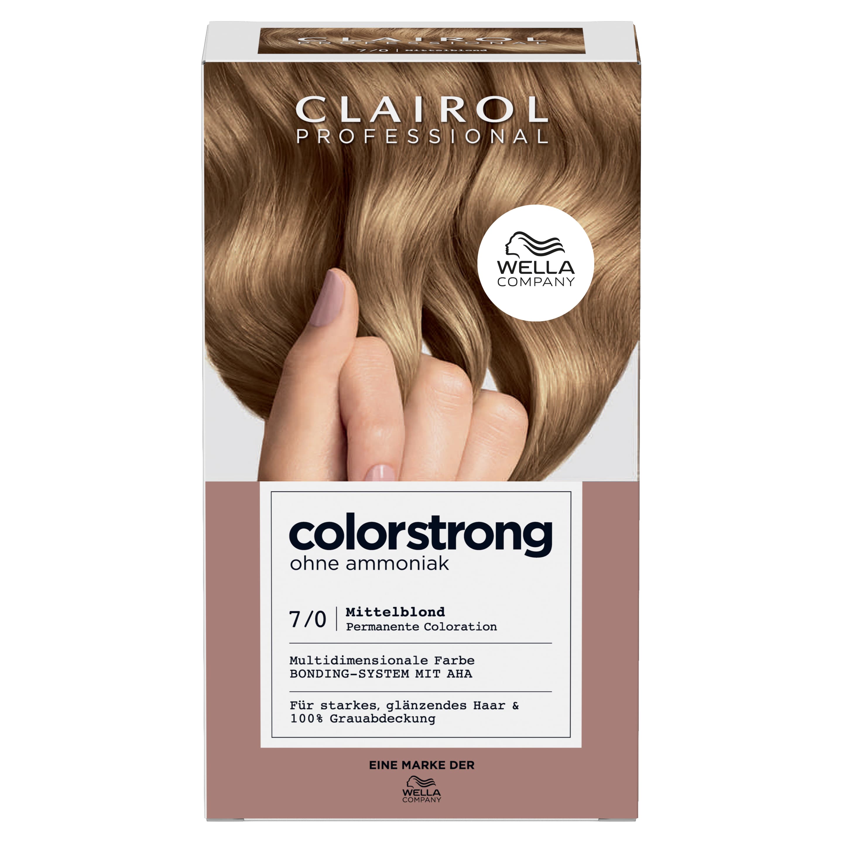Clairol Professional colorstrong Haarfarbe 7/0 Mittelblond