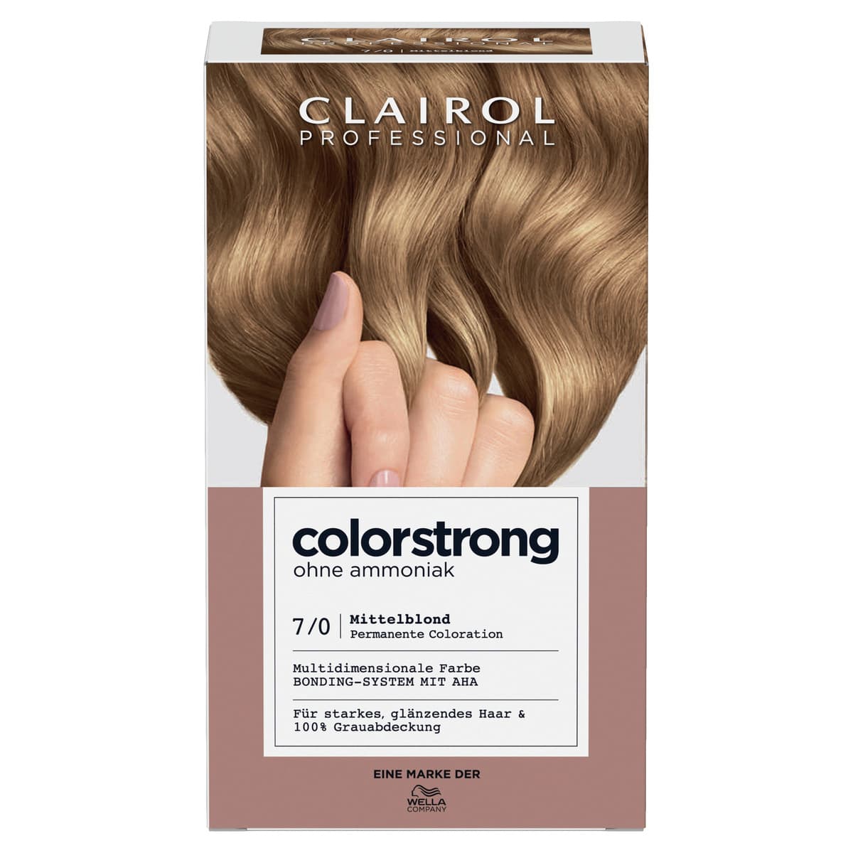 Clairol Professional colorstrong Haarfarbe 7/0 Mittelblond