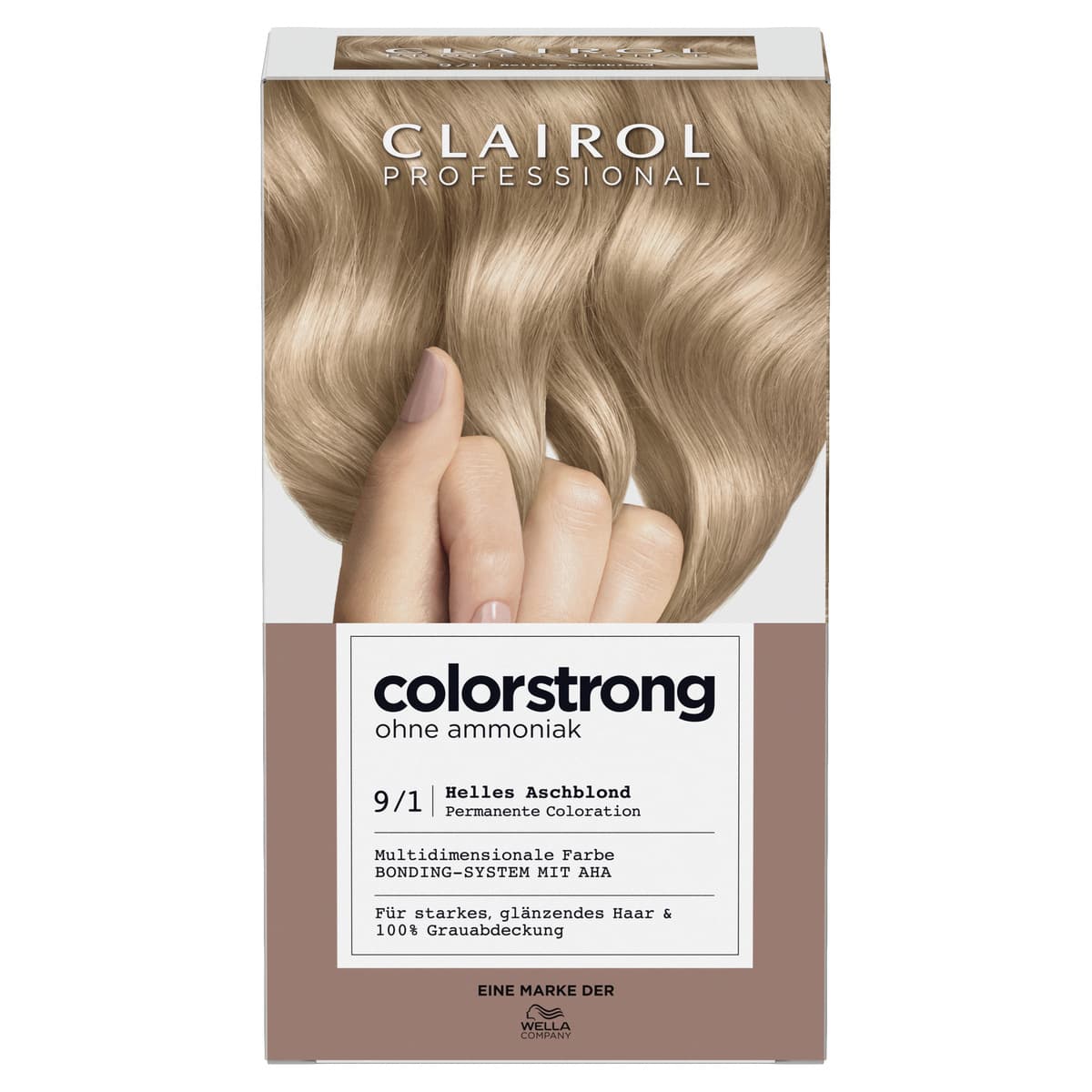 Clairol Professional colorstrong Haarfarbe 9/1 Helles Aschblond