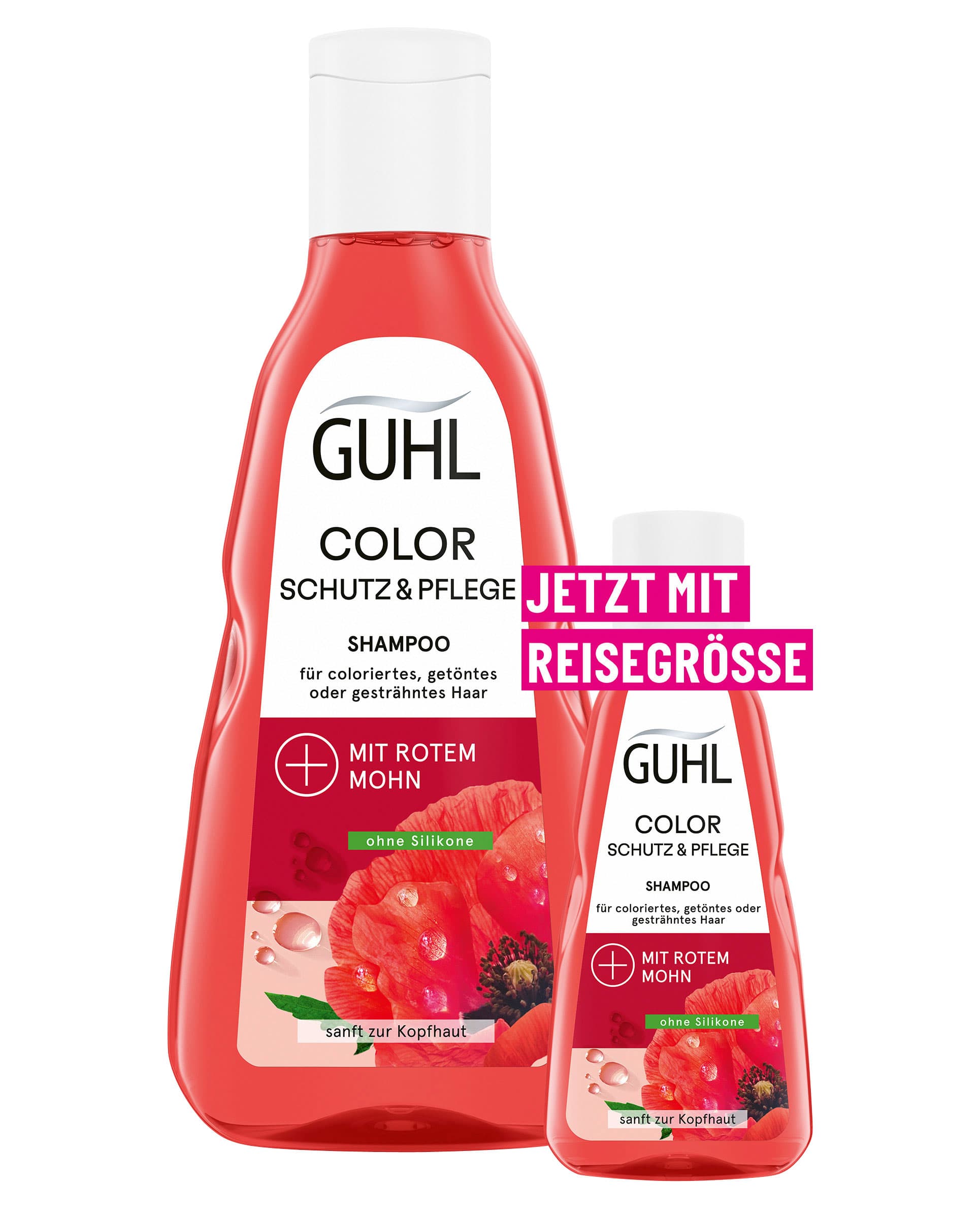 GUHL Color Schutz & Pflege Farbglanz Shampoo + Mini