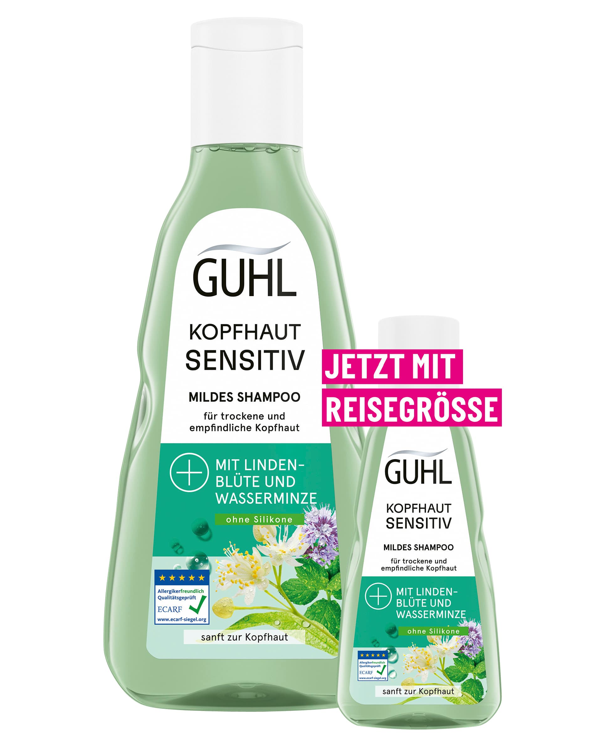GUHL Kopfhaut Sensitiv Mildes Shampoo + Mini