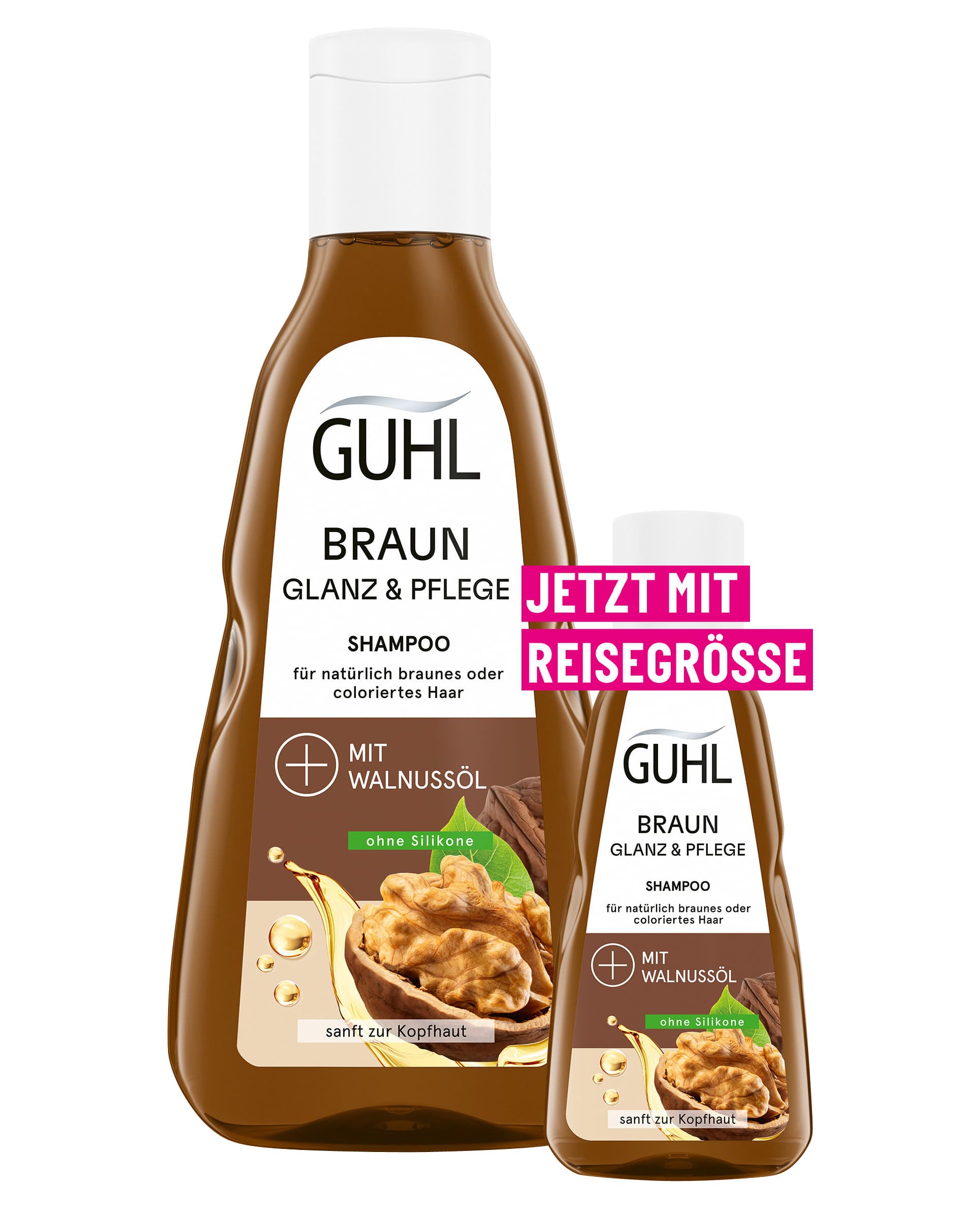 GUHL Braun Faszination Farbglanz Shampoo + Mini