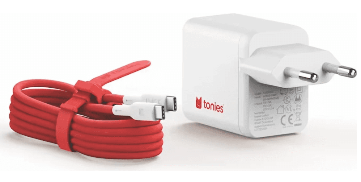 tonies - Ausrüstung Toniebox 2 Ladekabel mit Netzstecker