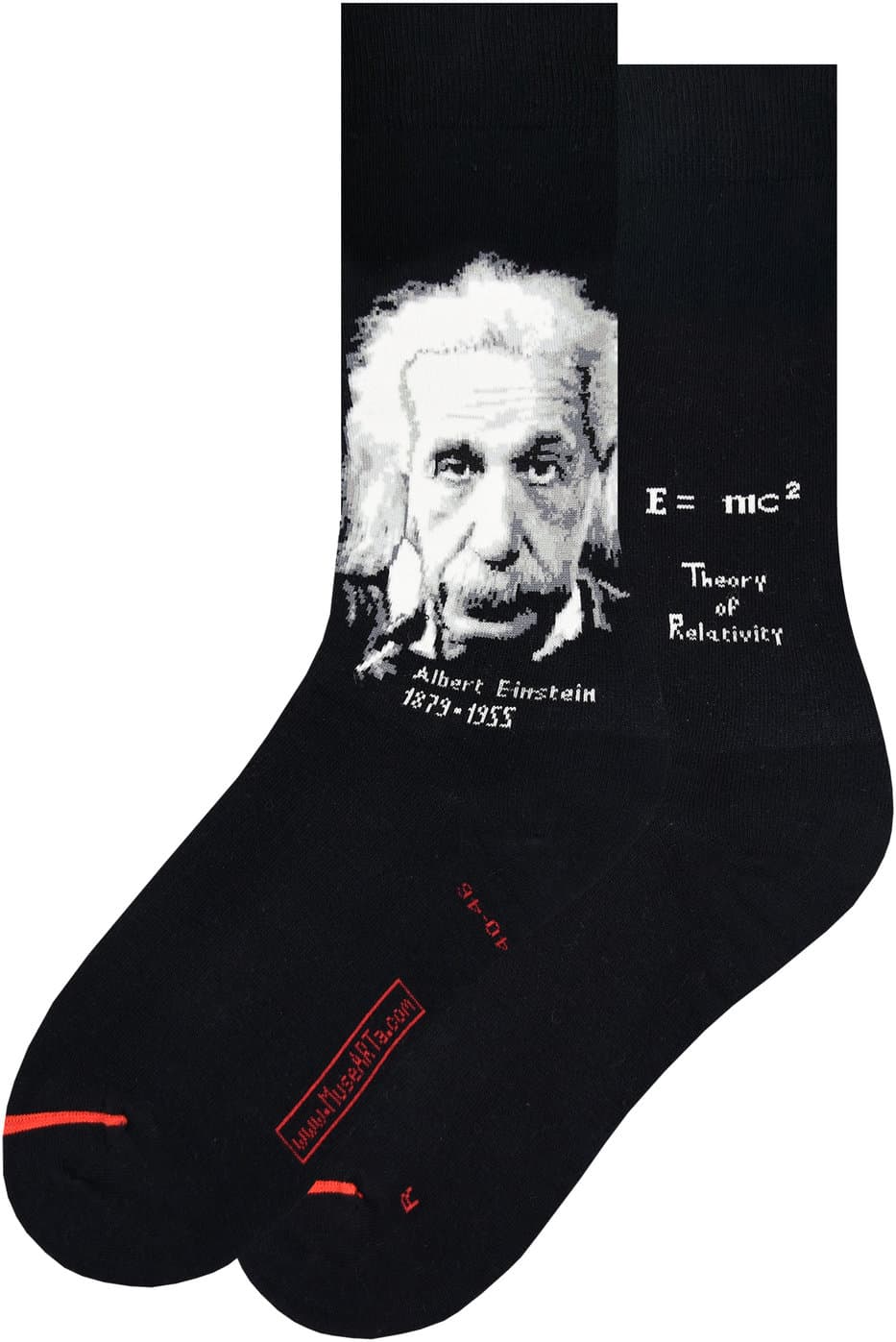 MuseARTa Unisex Socken Science & History - Albert Einstein