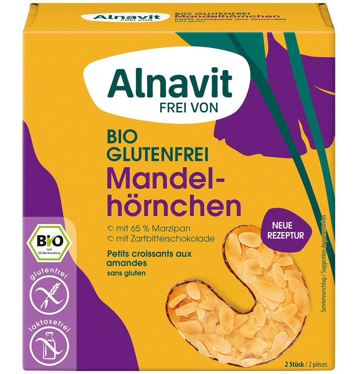 Alnavit Bio Mandelhörnchen glutenfrei