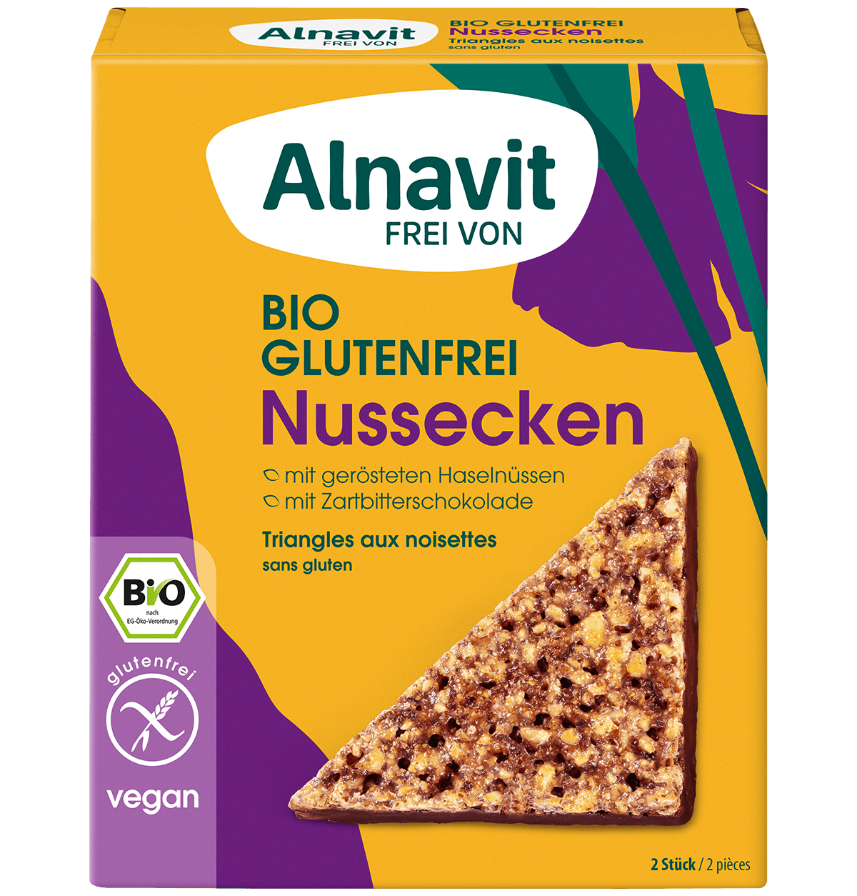 Alnavit Bio Nussecken glutenfrei