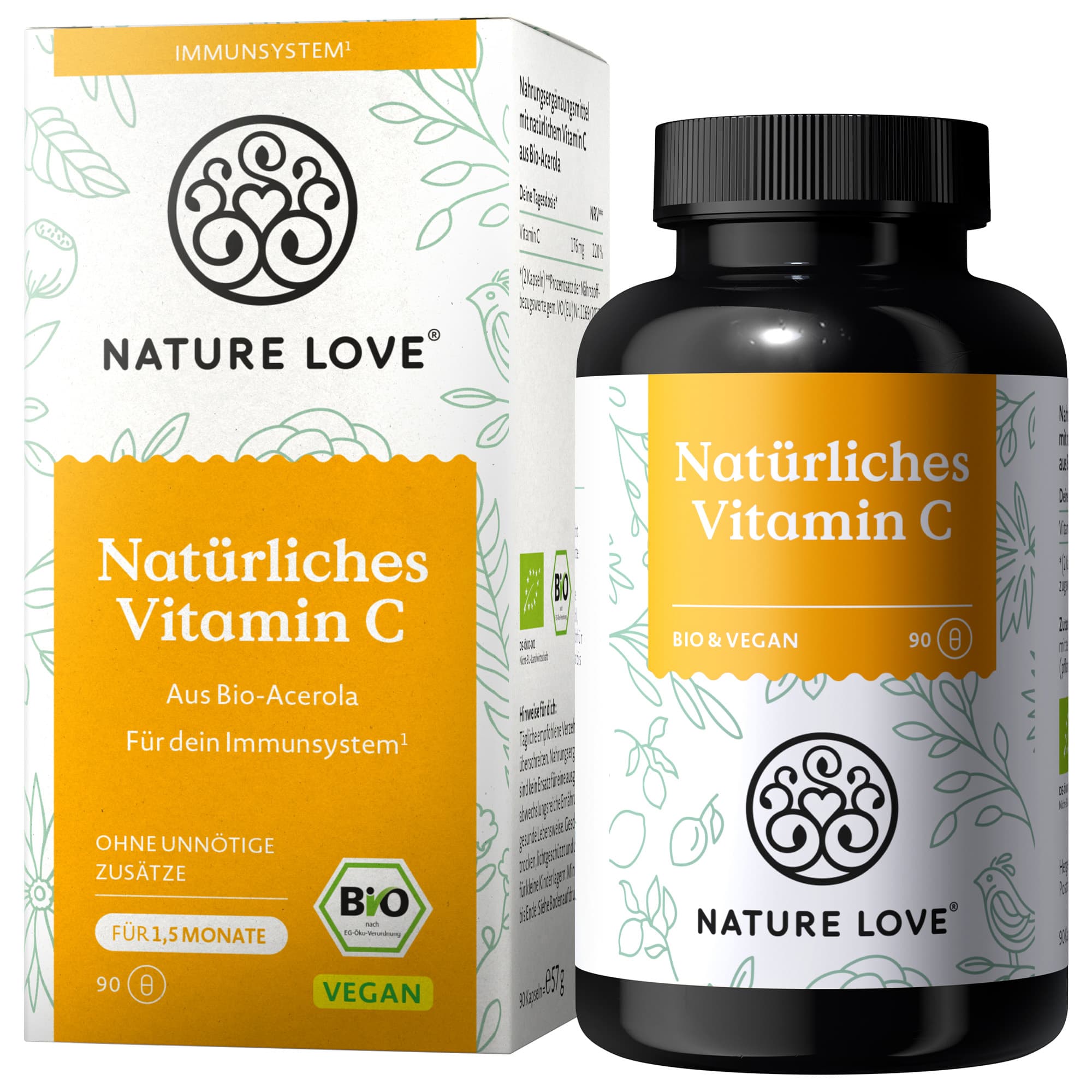 NATURE LOVE Natürliches Vitamin C