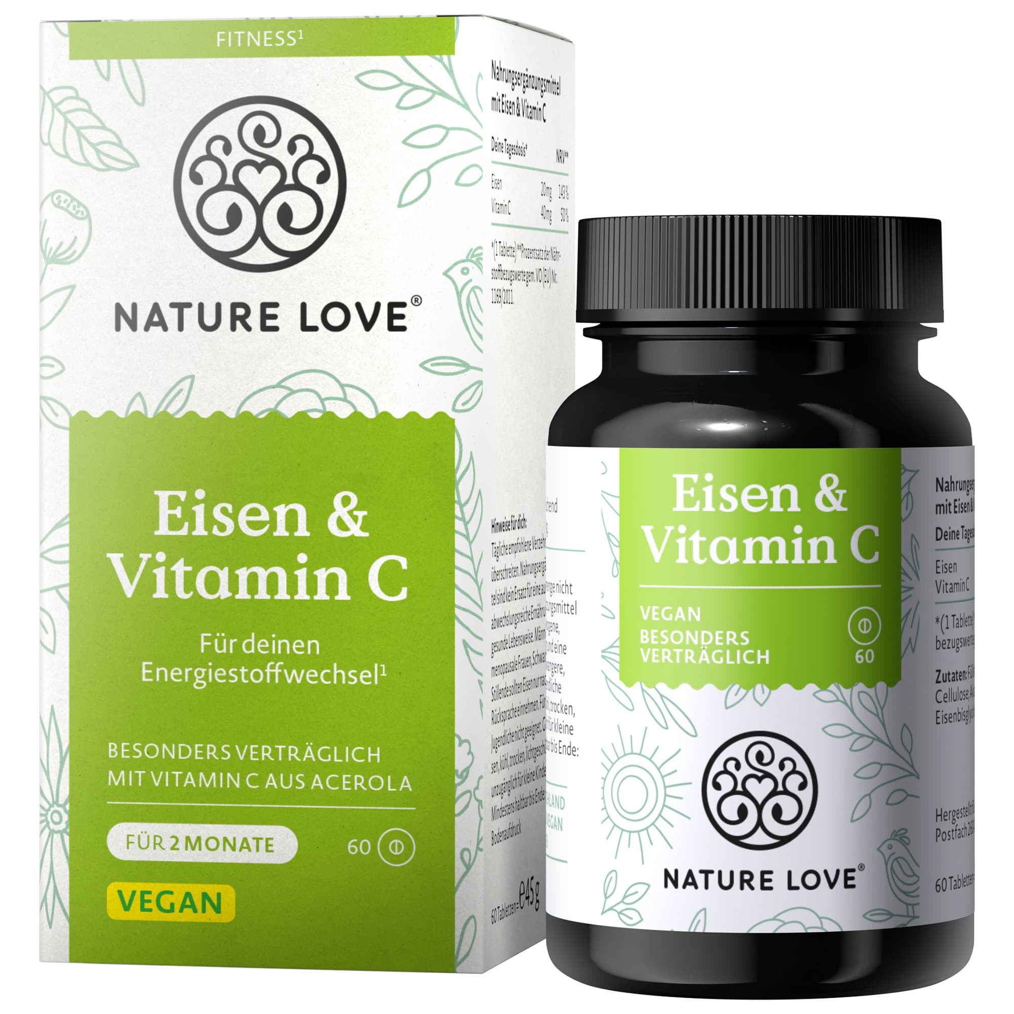 NATURE LOVE Eisen & Vitamin C