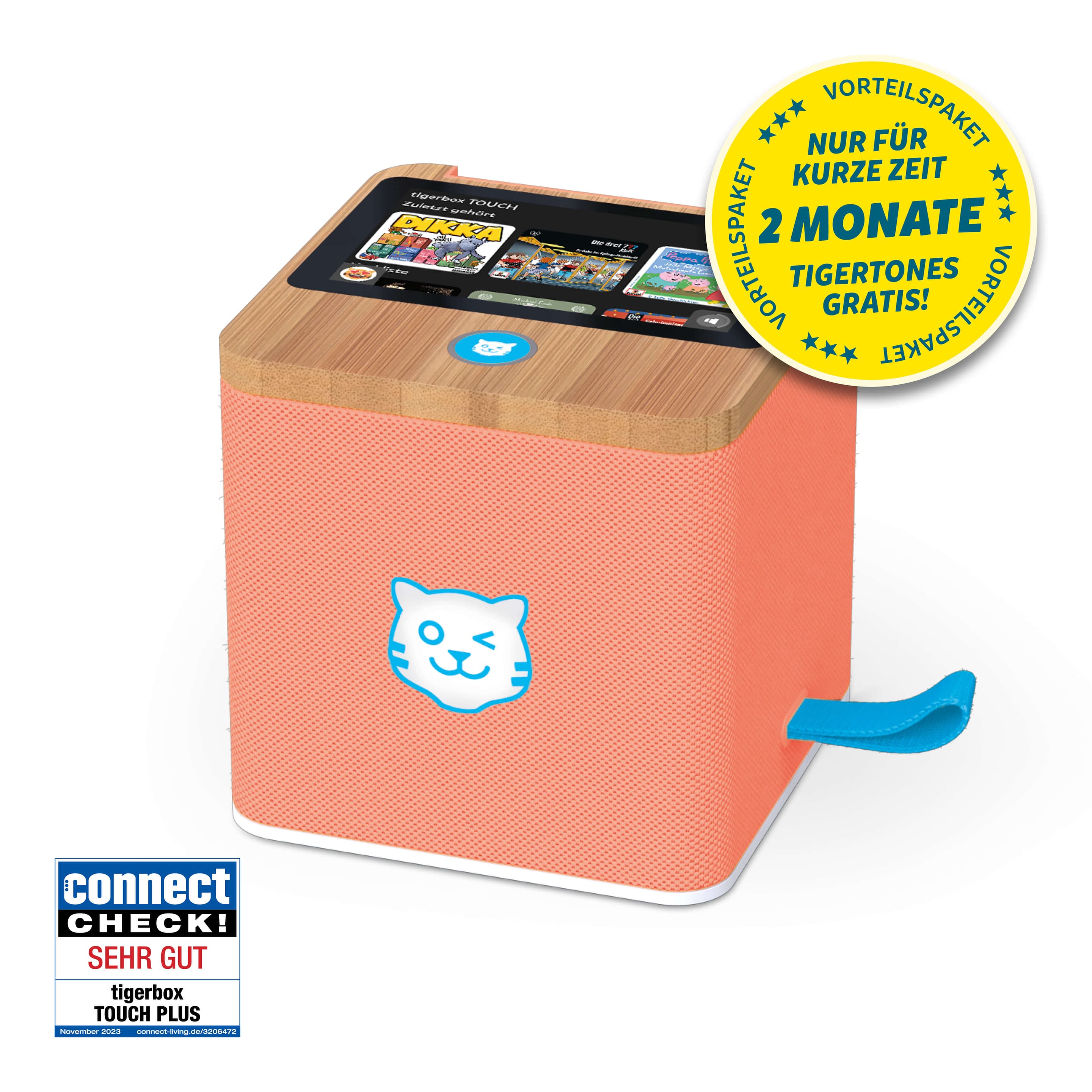 Tigerbox Touch Plus - Koralle ( Vorteilspaket )